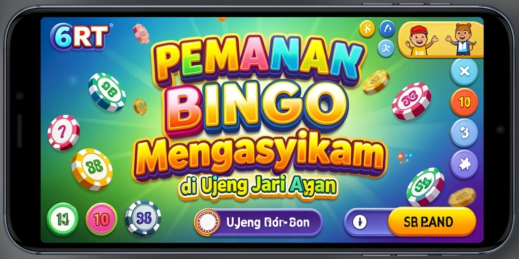 Tampilan gameplay Bingo yang mendebarkan di 6RT.