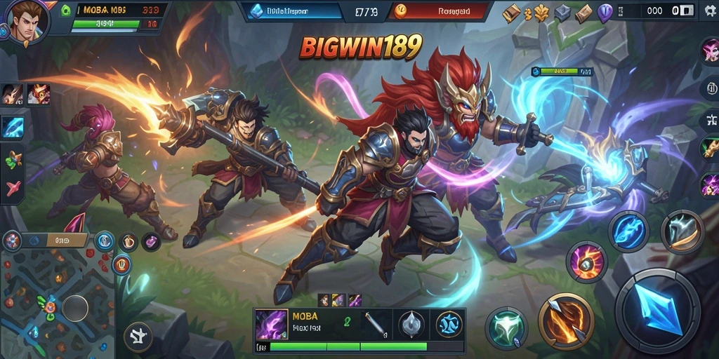 Gameplay seru di BIGWIN189 dengan strategis dan semua karakter.