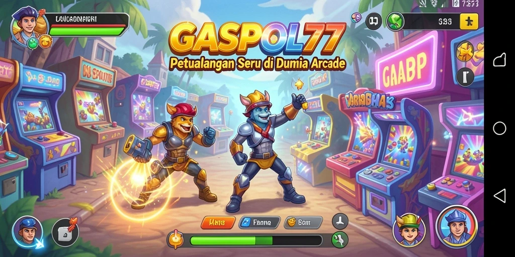 Screenshot utama GASPOL77 menampilkan gameplay seru dan penuh tantangan.
