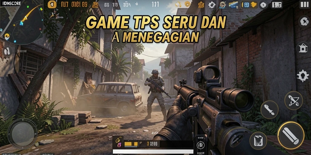 Gameplay seru IDNSCORE dengan aksi menegangkan dan grafis menawan.