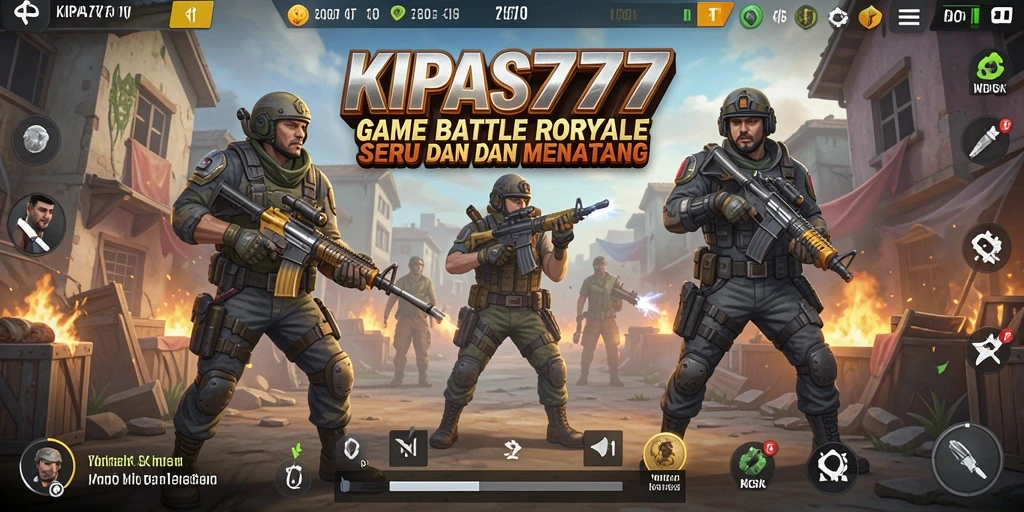 Tampilan layar gameplay KIPAS777 yang mengesankan saat bertarung.