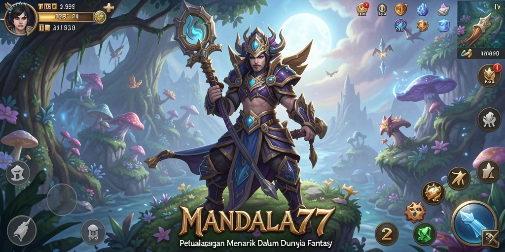 Tangkapan layar MANDALA77 menampilkan aksi seru dalam petualangan.