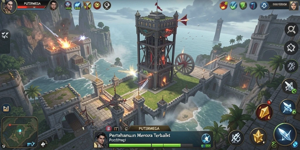 Tampilan menarik dari gameplay PUTERMEGA yang menegangkan.