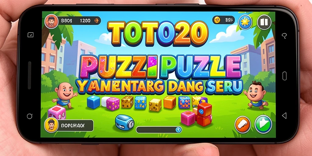 Screenshot TOTO20 menampilkan gameplay puzzle yang seru dan penuh tantangan.