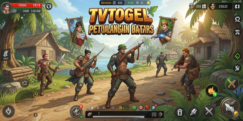 Gambar menampilkan gameplay seru di dunia terbuka TVTOGEL.