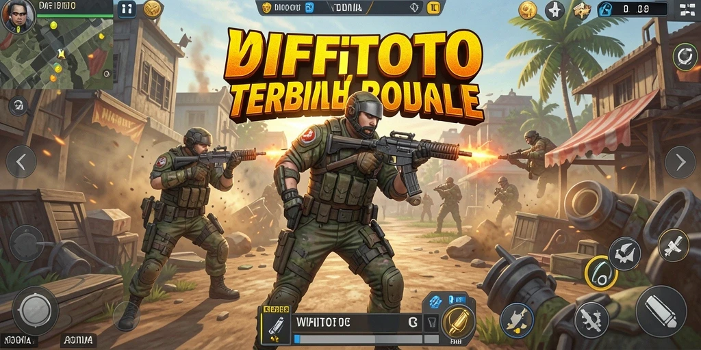 Penangkapan momen seru dalam Battle Royale WIFITOTO.